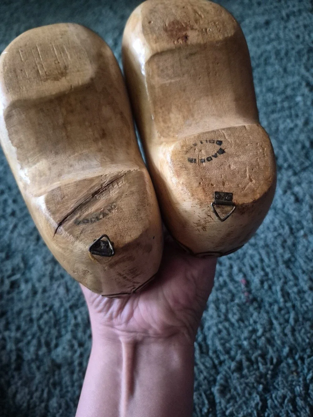 Vintage Holland Handmade Dutch Shoes Hanging Decorations